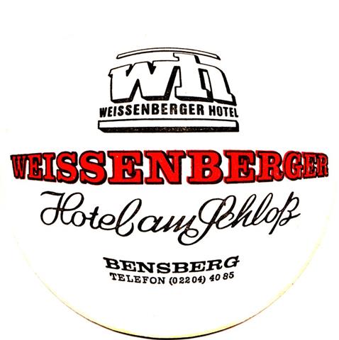 bergisch gl-nw weissenberger 1a (rund215-hotel am-schwarzrot) 